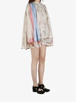 Shirts>PERO Layered Floral Shirt