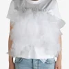 T-shirts | Shirts>COMME DES GARCONS NOIR Layered Nylon Tulle Skirt T-Shirt