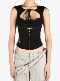 Tops>HYEIN SEO Layered Slash Top