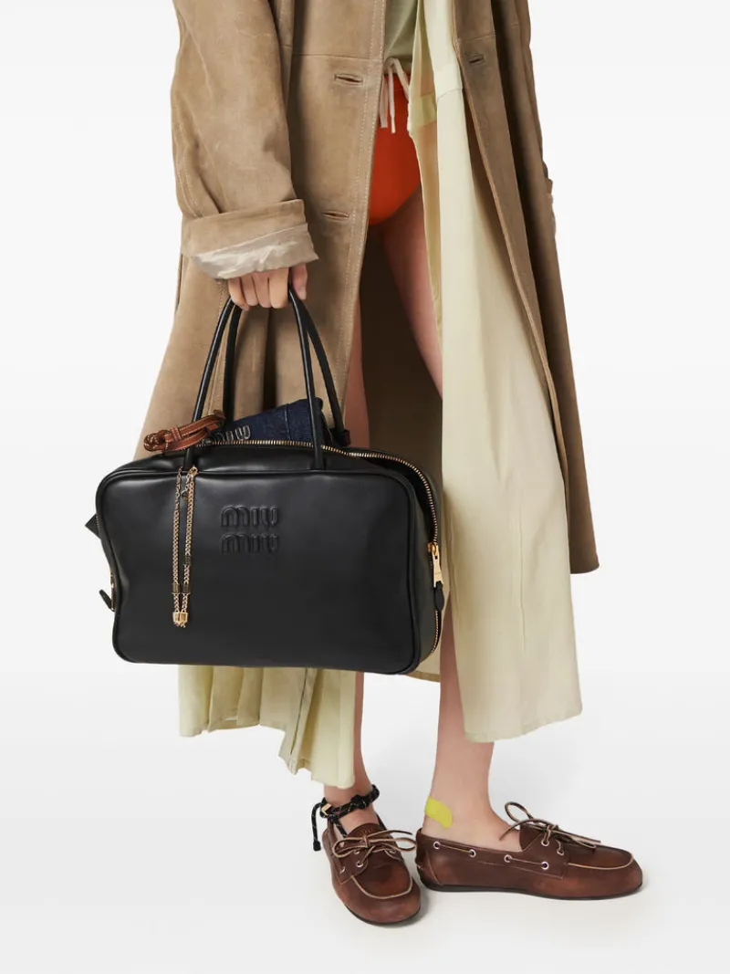 Bags>MIU MIU Leather Beau Bag