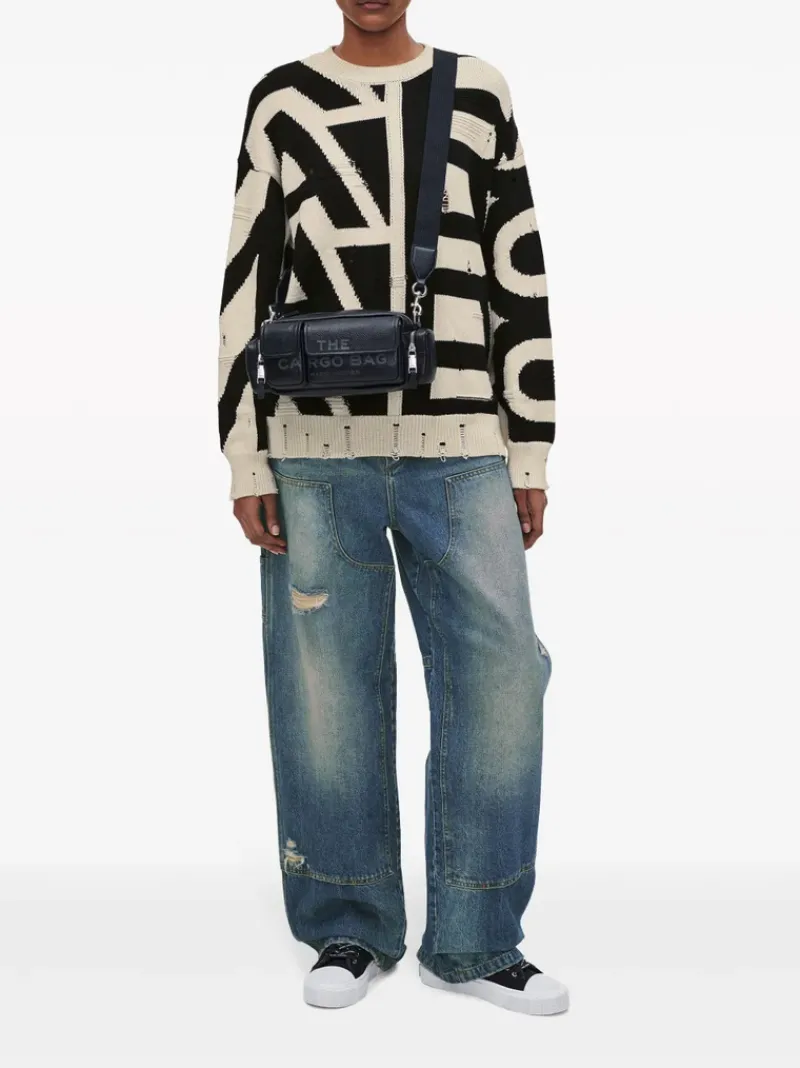 Bags>MARC JACOBS Leather Cargo Shoulder Bag