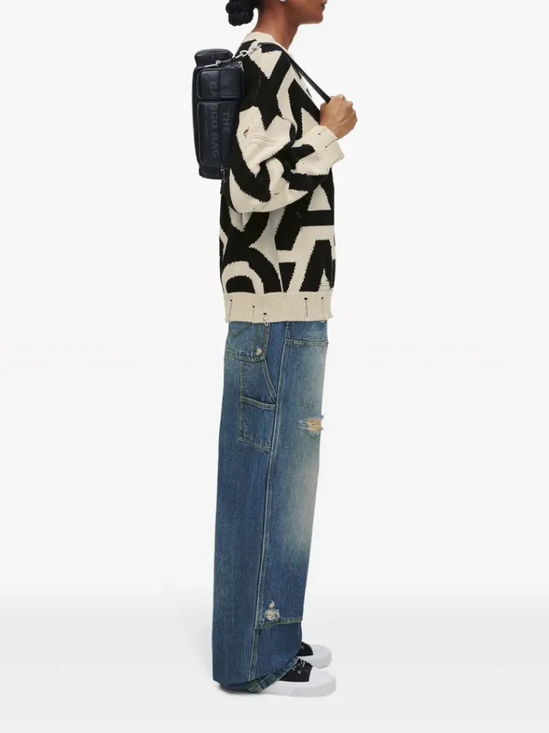 Bags>MARC JACOBS Leather Cargo Shoulder Bag