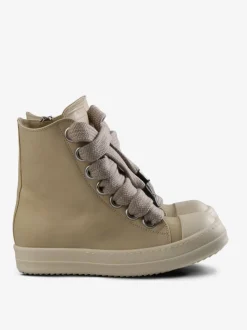 Sneakers>RICK OWENS Leather Jumbolaced Sneakers