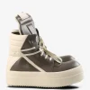 Sneakers>RICK OWENS Leather Mega Bumper Geobasket