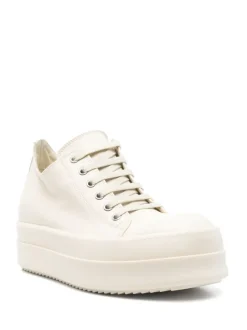 Sneakers>RICK OWENS Leather Mega Bumper Low Sneakers
