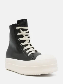 Sneakers>RICK OWENS Leather Mega Bumper Sneaks