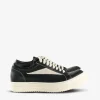 Sneakers>RICK OWENS Leather Vintage Sneakers