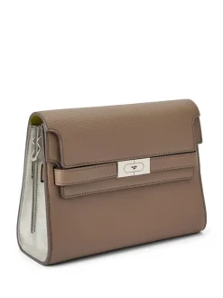Bags>TORY BURCH Lee Radziwill Color-Block Pebbled Shoulder Bag
