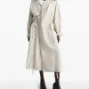 Jackets & Coats>LEMAIRE Light Hooded Trench Coat