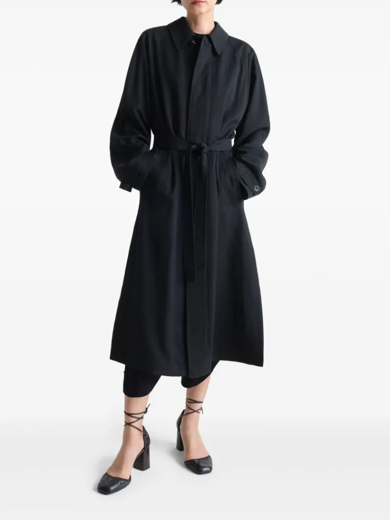 Jackets & Coats>LEMAIRE Light Slitted Overcoat
