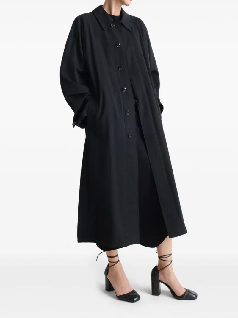 Jackets & Coats>LEMAIRE Light Slitted Overcoat