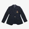Jackets & Coats>POLO RALPH LAUREN Logo Crest Knit Blazer