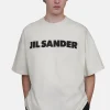 T-shirts>JIL SANDER Logo Print T-Shirt