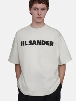 T-shirts>JIL SANDER Logo Print T-Shirt