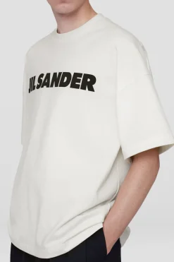 T-shirts>JIL SANDER Logo Print T-Shirt