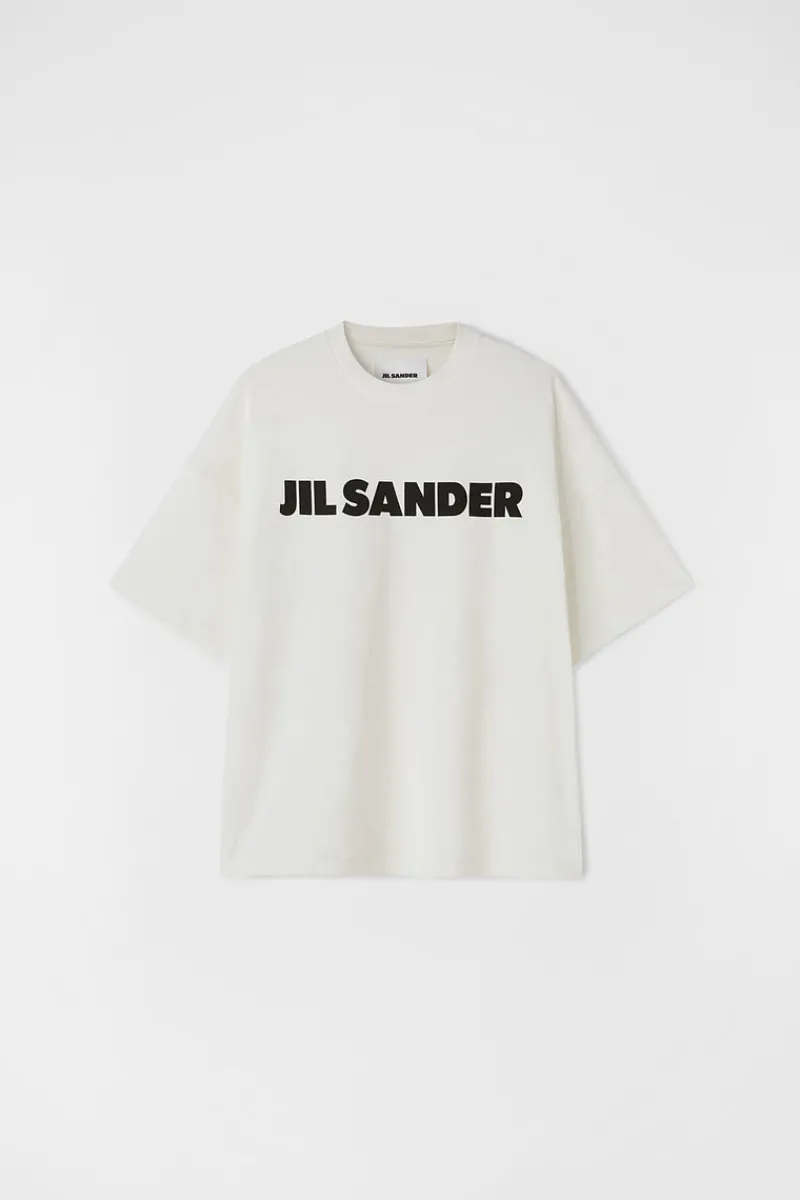 T-shirts>JIL SANDER Logo Print T-Shirt