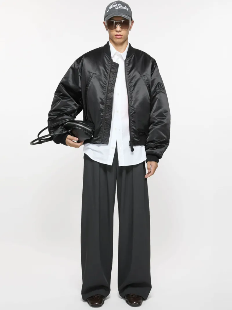Jackets & Coats>ACNE STUDIOS Logogram Bomber Jacket
