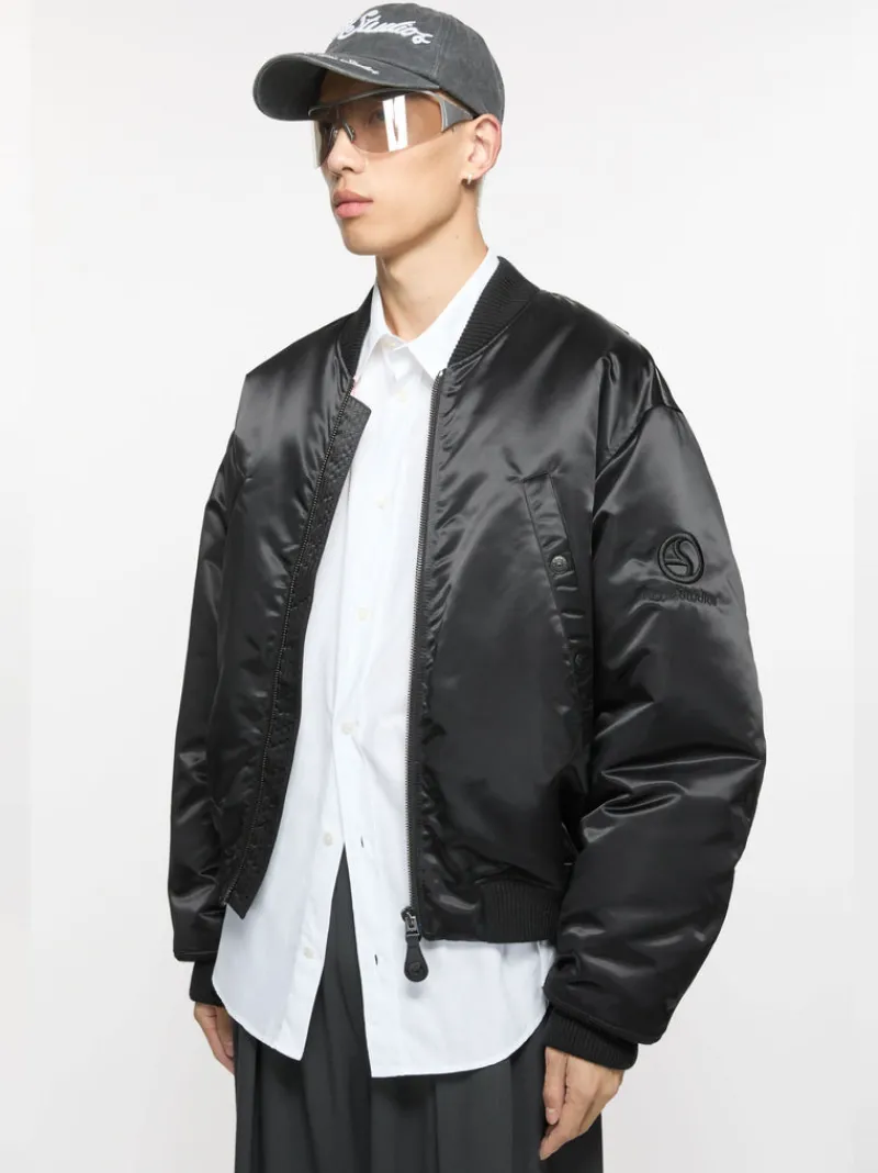 Jackets & Coats>ACNE STUDIOS Logogram Bomber Jacket