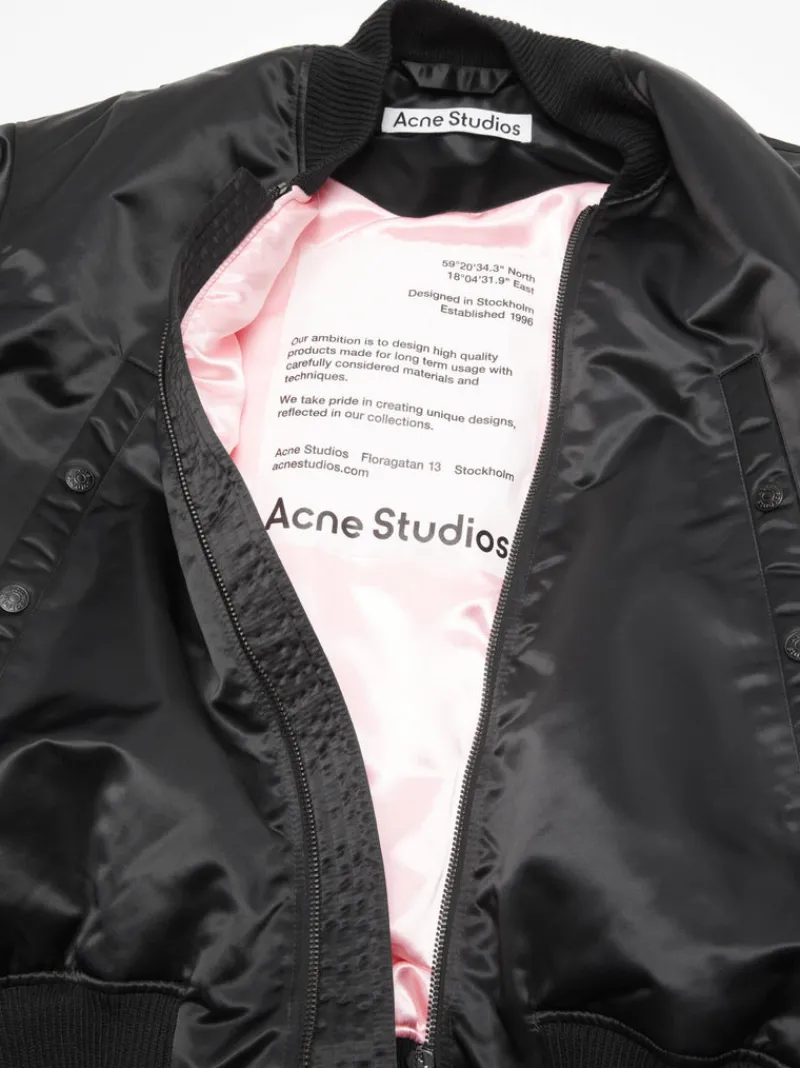 Jackets & Coats>ACNE STUDIOS Logogram Bomber Jacket