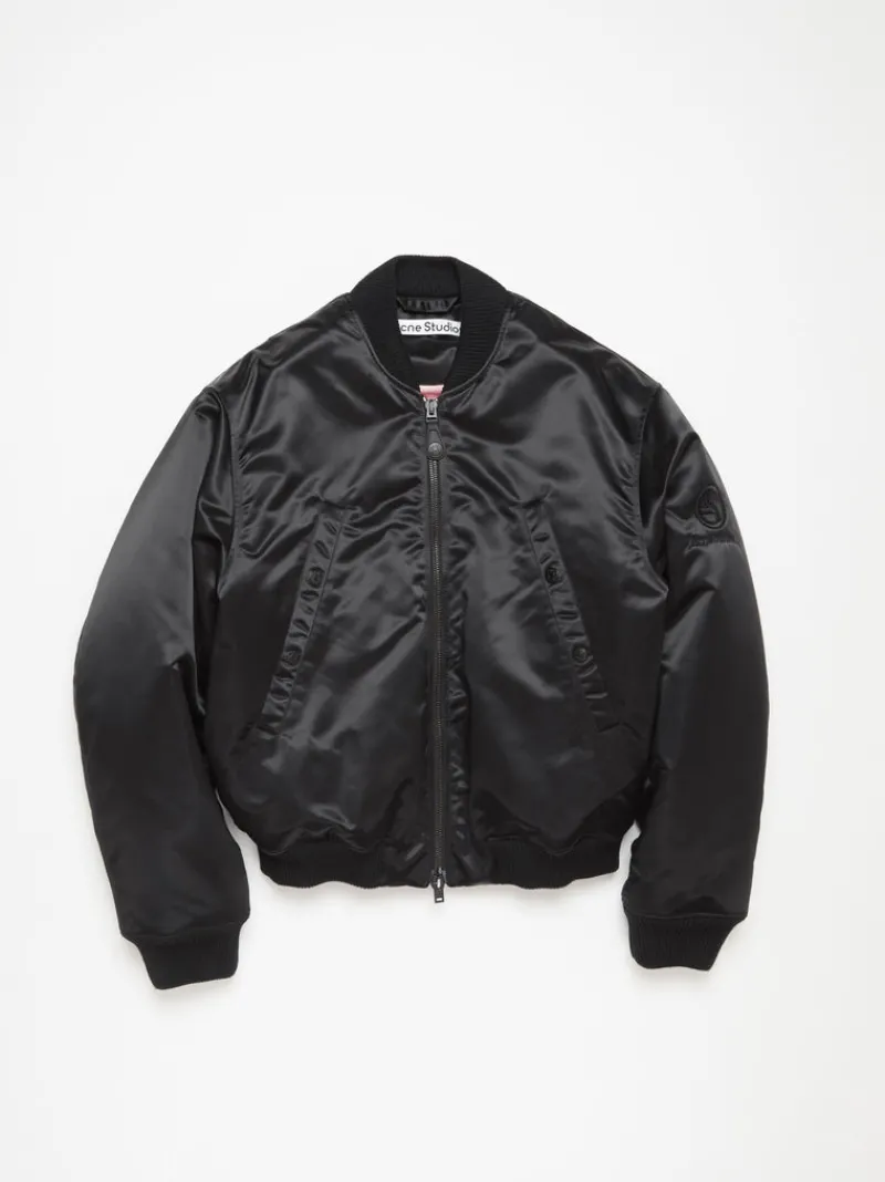 Jackets & Coats>ACNE STUDIOS Logogram Bomber Jacket