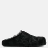 Loafers & Mules>MARNI Long Hair Calfskin Fussbett Sabot Mule