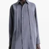 Shirts>LEMAIRE Long Shirt With Tie