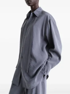 Shirts>LEMAIRE Long Shirt With Tie