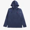 T-shirts | Sweats & Hoodies>POLO RALPH LAUREN Long Sleeve Cotton Hooded T-Shirt