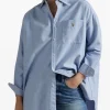 Shirts>POLO RALPH LAUREN Long Sleeve Oxford Collared Sport Shirt