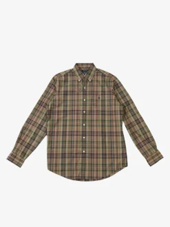 Shirts>POLO RALPH LAUREN Long Sleeve Performance Madras Sport Shirt