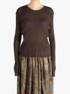 Knitwear>UMA WANG Long Sleeve Top