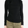 Shirts>MELITTA BAUMEISTER Long Sleeve Wavy Top