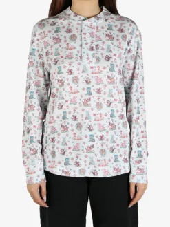 T-shirts>SKY HIGH FARM Long Sleeved Thermal Knit T-Shirt