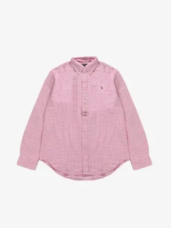 Shirts>POLO RALPH LAUREN Long-Sleeve Classic Oxford Sport Gingham Shirt