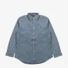 Shirts>POLO RALPH LAUREN Long-Sleeve Indigo Chambray Sport Shirt