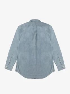 Shirts>POLO RALPH LAUREN Long-Sleeve Indigo Chambray Sportshirt