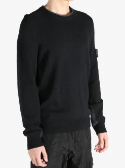 Knitwear>STONE ISLAND Loose-Fit Crewneck Sweater