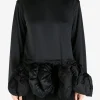 T-shirts | Shirts>COMME DES GARCONS L/S T-shirt w/ Balloon Ruffle Detail