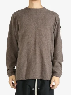 Knitwear | Knitwear>RICK OWENS X MONCLER Maglia Jumbo Round Neck Top