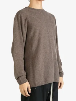 Knitwear | Knitwear>RICK OWENS X MONCLER Maglia Jumbo Round Neck Top