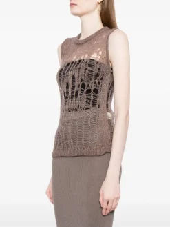 Tops>RICK OWENS Maglia Spider Tank