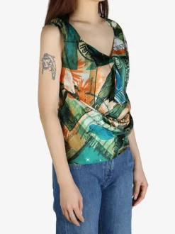 Tops>KIKO KOSTADINOV Markarian Sleeveless Blouse