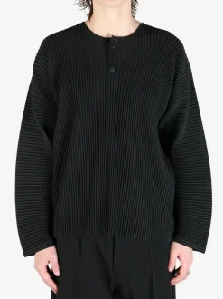 Shirts>HOMME PLISSE ISSEY MIYAKE Mc February Casual Long Sleeve Shirt