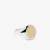 Jewelry | Jewelry>MAOR Meek Ring Oval Top in Silver and Yellow Gold