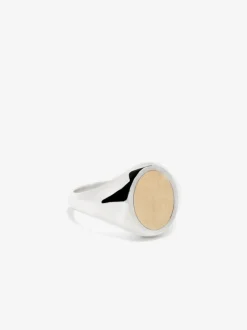Jewelry | Jewelry>MAOR Meek Ring Oval Top in Silver and Yellow Gold