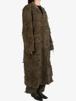 Jackets & Coats>UMA WANG Meghan Crossword Coat