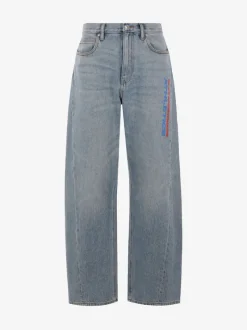 Jeans>ALEXANDER WANG Mesh Back Balloon Jean