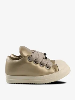 Sneakers>RICK OWENS Metallic Jumbolace Low Sneaks