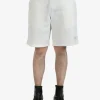 Shorts>THOM BROWNE Mid Thigh Sweat Shorts W/Rwb Patch Pocket In Solid Loopback