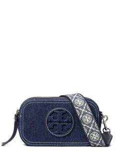 Bags>TORY BURCH Miller Denim Mini Crossbody Bag